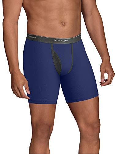 Image of Fruit of the Loom Men's No Ride Up Boxer Brief