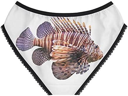 Red Lionfish Panties, Red Lionfish Underwear, Briefs, Cotton Briefs, Funny Underwear, Panties For Women