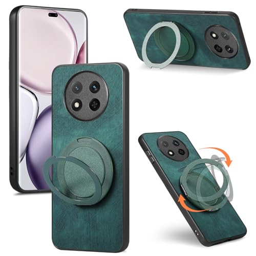 Ή@ for Redmi 14C / A4 / 14R,Ή@ for Xiaomi Poco C75 [PC + TPU + PU] 3-in-1 }OlbgX^htϏՌیP[X Green