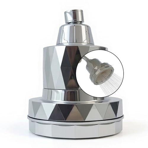 Shower With Internal Filter &ndash; High-Pressure Water Softener for Hard Water &ndash; Leaves Hair Feeling...