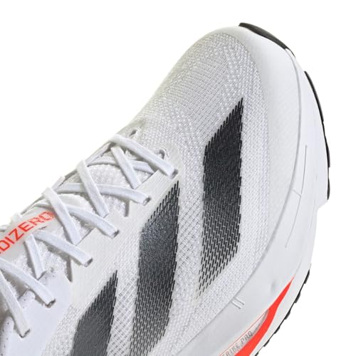 Image of adidas Men's Adizero Sl2 M Running Shoes White /Black /Orange 5.5 Medium