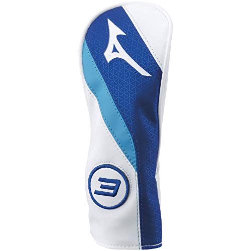 MIZUNO(ミズノ) ゴルフ ヘッドカバー ツアー ユーティリティ用 メンズ グローバルモデル 80-120cm3対応 番手兼用(NO.2/3/4/5/X) ホワイト×ネイビー 5LJH202300
