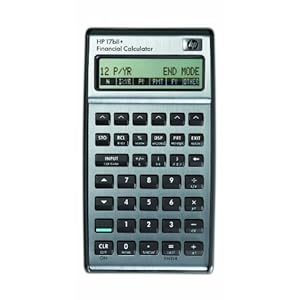 HP 17bII+ – Calculadora (bolsillo, Financiero, Plata, 250+, Botones, LCD)