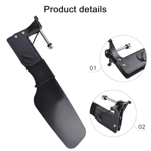 Kayak Canoe Boat Rudder, Fishing Watercraft Canoe Boat Rudder Replacement Parts Foot Control Steering System Kayak Accessories 51 X 12.5CM