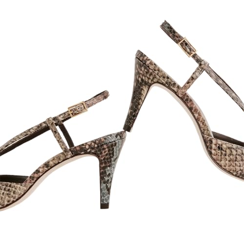 Women Pointed Toe Slingback Slip on Elegant Pumps Mid Heel Backstrap Buckle Sandals Graceful Wedding Prom Formal Shoes Size 4-16 US4