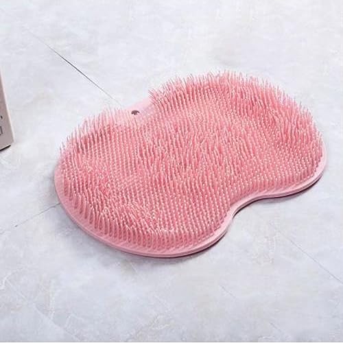 ふわふわ フットブラシ ピンク 足裏ブラシ 足洗いマット 足洗ブラシ 足用ブラシ フットケア かかとケア 角質ケア 臭い対策 バスグッズ 子供