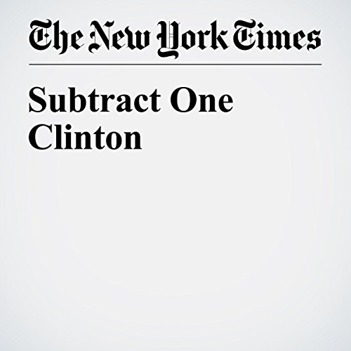 Subtract One Clinton cover art
