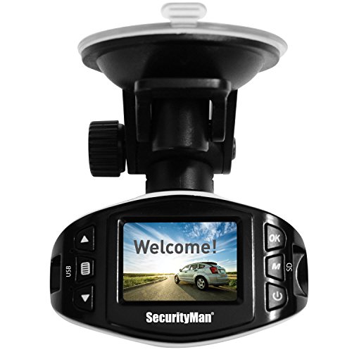 SecurityMan CARCAM-SDEII – Dash Cam Surveillance Camera System with Night Vision and Crash Sensor | Automatic HD Looping Technology for Cars and Automobile Vehicles - Thumbnail 2