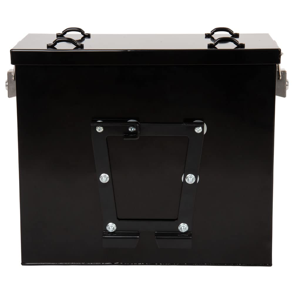 Tusk UTV Quick Release Cargo System - Bed Mounted Medium Box Black - Compatible with Polaris RZR XP 4 1000 2014-2021