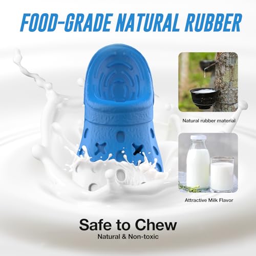 Dog Toys for Aggressive Chewers, Indestructible Dog Toys for Large Dogs, Tough Dog Toys Natural Rubber Interactive Dog Chew Toy with Bleef Flavor (Blue) Dog Toys for Aggressive Chewers, Indestructible Dog Toys for Large Dogs, Tough Dog Toys Natural Rubber Interactive Dog Chew Toy with Bleef Flavor (Blue)