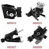 OCPTY Engine Motor and Trans Mounts A62015 A62023 A62027 A62039 4PCS Set Compatible with 2009-2010...