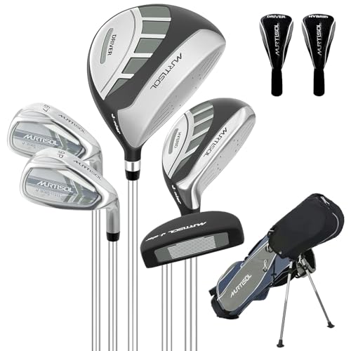 XDriveMax 6 Teilige Komplettes Golfschläger Set, Golf Set Inklusive Stand Bag, 1# Drive, 5# Hybrid, 6/7#, 9/P# Eisen und Putter Rechtshänder XDriveMax 6 Teilige Komplettes Golfschläger Set, Golf Set Inklusive Stand Bag, 1# Drive, 5# Hybrid, 6/7#, 9/P# Eisen und Putter Rechtshänder