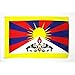 Produktbild AZ FLAG 100D Polyester Tibet Flagge mit Ösen, 90 cm x 60 cm