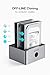 Inateck Aluminum SATA Hard Drive Docking Station, USB 3.0 SATA SSD Docking Station, Dual Bay, FD2102