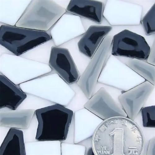 Baldosas para mosaicos Azulejos de mosaico porcelana 100 g, materiales for hacer manualidades cerámica(Mix1)