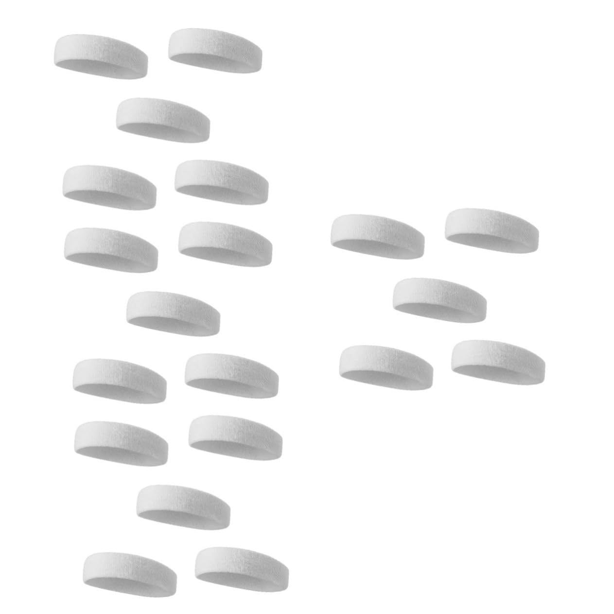 BESPORTBLE 20pezzi Fasce Assorbenti Per Sudore Da Fasce Elastiche Pratiche Per Allenamento e Yoga Per Sport e Attività All Aperto