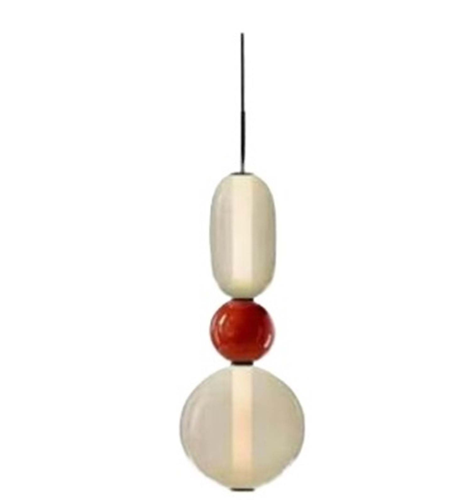 LYMSXAZOU Modern LED Chandelier Light Fixture Adjustable Hanging Ceiling Lamp for Cafe Restaurant Kitchen & Dining Room DIY Friendly Colorful Design