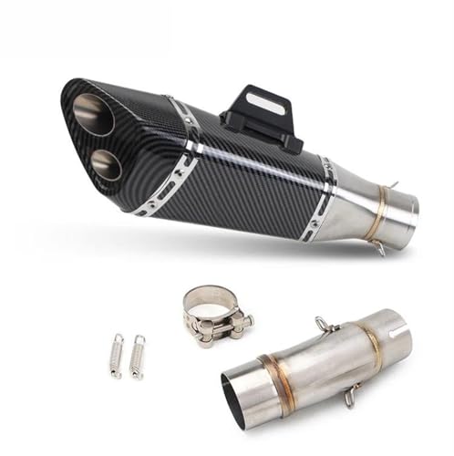 Tuyau d'échappement Ninja 400 anti-fuite : tube intermédiaire Z400 inox