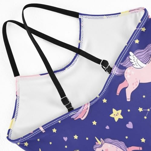 Image of Girls One Pieces Swimsuit Cute Beach Swimwear with Adjustable Strap 3-10 Years