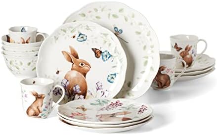 Lenox 894104 Butterfly Meadow Bunny 16Pc Set