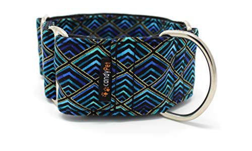candyPet Collar Martingale para Perros - Modelo Triangle, S