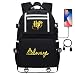 Produktbild Harry P Magic Academy Teenager Casual Rucksack Reiseschule Rucksack Passt bis zu Laptop Daypacks mit USB 17 Zoll Typ-16