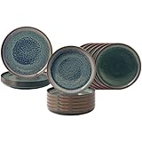 like. by Villeroy & Boch – Crafted Breeze Teller-Set 18-teilig | Modernes Geschirrset aus Speise-, Suppen- und Dessertteller | Pottery-Look | Spülmaschinen- & Mikrowellenfest | Premium Porzellan