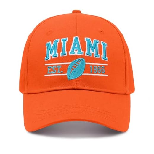 Kneenow Miami Hat for Men Women Apparel Gifts Orange