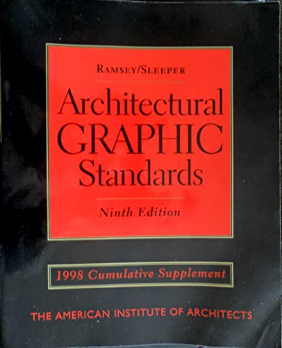 Architectural Graphic Standards, 9th Edition, 1998 Cumulative Supplement
