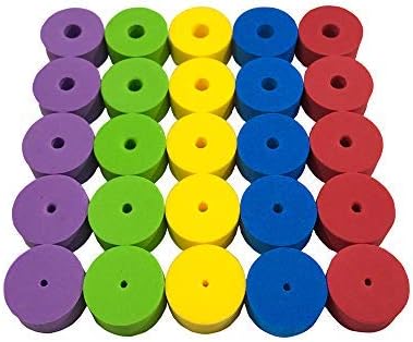 Colorful Stitch Stoppers Needles Stoppers 50pcs for Knitting/Crochet/etc. (Available in 5 Sizes, Includes 5 Colors, 50pcs)