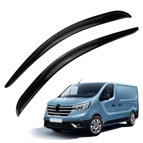 Opaltool Déflecteurs De Vent Pluie d'air pour R-enault Trafic Fiat Talento Nissan NV300 O-pel Vivaro 2014-2022, 2 pièces Deflecteurs d'air Déflecteurs de...