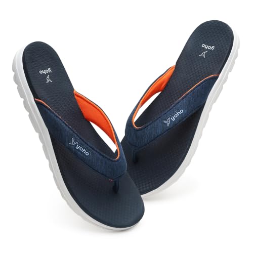 Image of YOHO Fauna 002 V-Strap Slippers for Women | Lightweight EVA Comfort | Platform Sole | Breathable Fabric Upper | Shock Absorption | Water-Resistant | Easy to Style