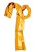 Solid Polyester Satin Scarf, GOLD