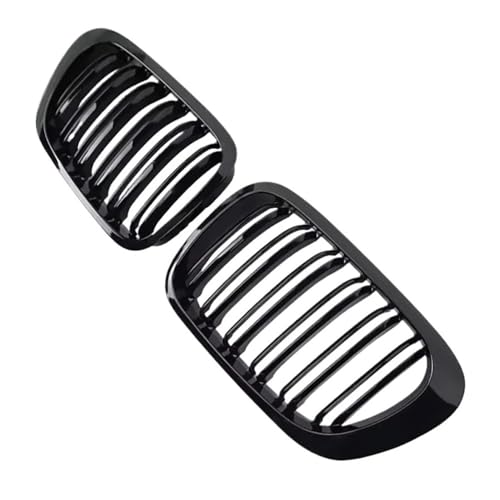 Parrilla delantera de coche Serie 3 E46 4 puertas 1998-2001: rejilla negra brillante de recambio