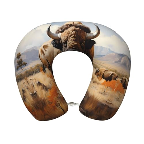 Almohada de viaje espuma viscoelástica tamaño 30x25 cm miniatura 1