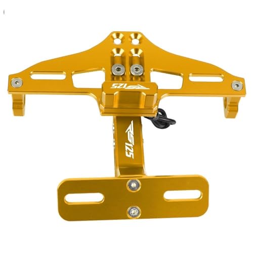 Support de plaque moto réglable Aprilia RS125 pour enlever la bavette avec clignotants