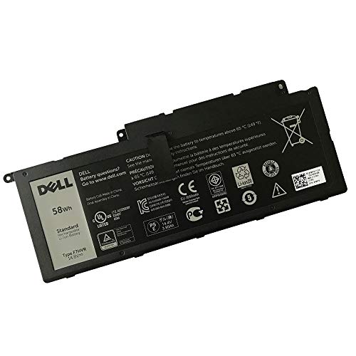 DELL F7HVR Notebook Battery 14.8V 58WH Replaceable for Dell Inspiron 15 7537 Dell Insprion 17 7737 F7HVR 062VNH Y1FGD G4YJM T2T3J JR9TD1 year warranty full refund in 30days Friendly Customer Service