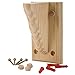 Waddell Shelf Bracket 6" D X 9" H X 1-1/4" 8" Unfinished Solid Pine 1-1/4"