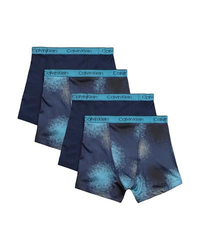 Image of Calvin Klein Kids Boys' Performance Boxer Brief Underwear 4-Pack
