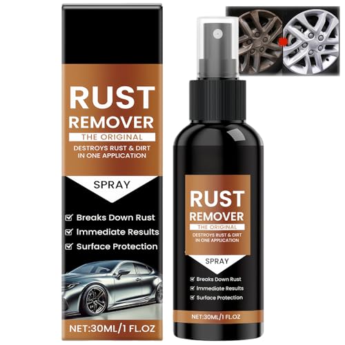 Rust Remover Spray for Cars & Metal, Multipurpose Rust Converter Spray Paint, Fast-Acting Metal Remover, Corrosion Protection,1PCS