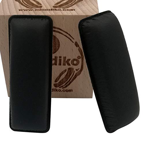 misodiko Replacement Headband Cushion Pads - for Sennheiser RS120, RS160, RS170, HDR160, HDR170, Repair Parts Headphones Headband (2Pcs, Black)