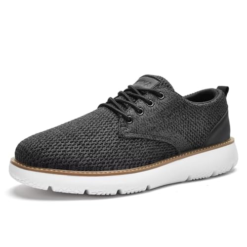 Image of Men's Breathable Mesh Comfortable Business Casual Shoes with Sneakers Design for Long Standing, Office Work, Formal Occasions & Walking