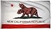 Time Roaming 3x5 Ft New California Republic Polyester Flag with Brass Grommets