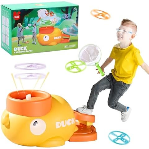 COUOMOXA Outdoor Toys Games for Kids: Stomp Launcher Flying Spinner Disc Chasing Activities - Family Backyard Games Outside Toys for Kids Ages 3-5 4–8 Years Old Boys Girls Toddlers Birthday Gift Cover