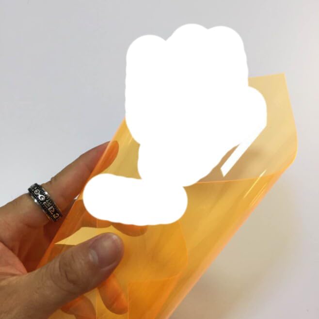 DERAYEE 10PCS Halloween Gel Filter (Orange)