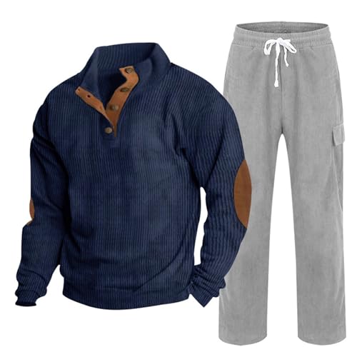 Ensemble survêtement homme chic en coton avec coupe décontractée large