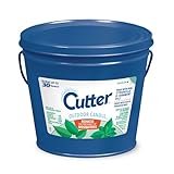 Cutter Candle, Outdoor Soy Wax Candle Made with Real Citronella Oil and Cornmint Oil Reduces The Presence of Mosquitoes with A Light, Fragrant Citronella and Mint Scent, 17 Ounces