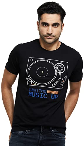 Image of Max Men Printed Slim Fit T-Shirt