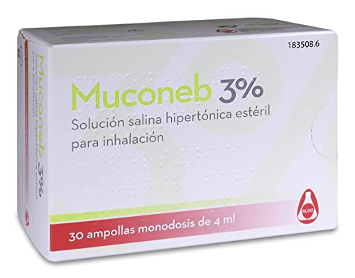 Solución Salina Muconeb 3% 30 Ampollas