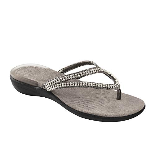 Scholl Infradito Lulu, Grigio, 40 EU